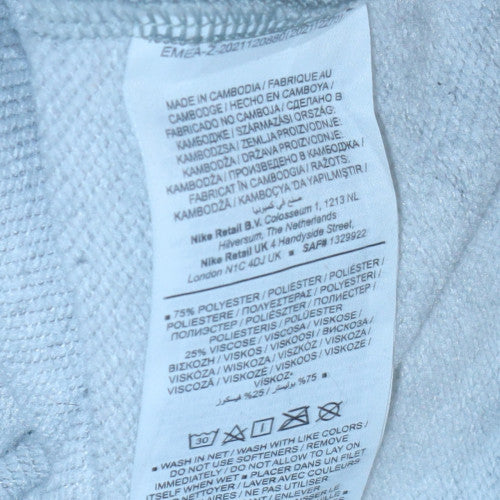 Nike Men's Grey Dri-FIT Full Zip Hoodie Size M