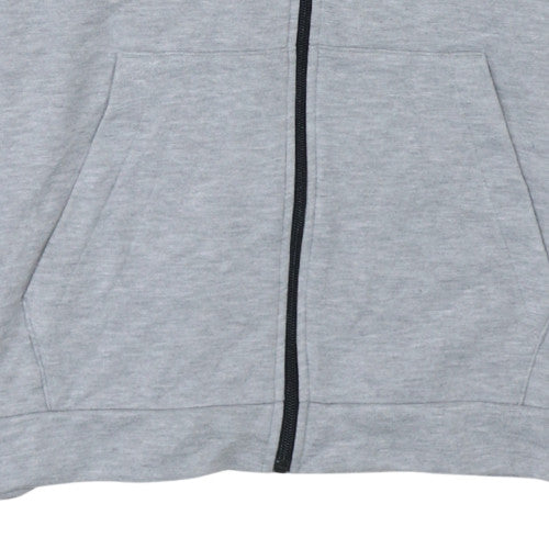 Nike Men's Grey Dri-FIT Full Zip Hoodie Size M