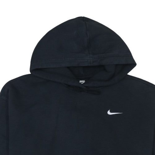 Nike Men Black Pullover Hoodie L Regular Fit Sportswear