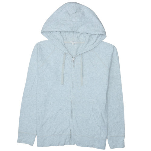 Gap Women’s Light Grey Full Zip Hoodie XL Cotton Blend Casual