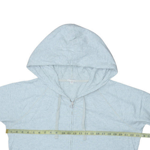 Gap Women’s Light Grey Full Zip Hoodie XL Cotton Blend Casual