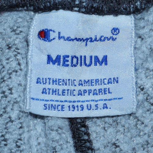 Champion Men's Grey Fleece Jogger Sweatpants Medium Regular Fit