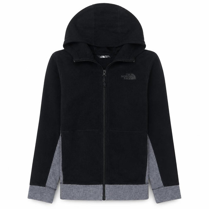 The North Face Boys Black XL Full Zip Hoodie - Fleece, Hooded, Casual