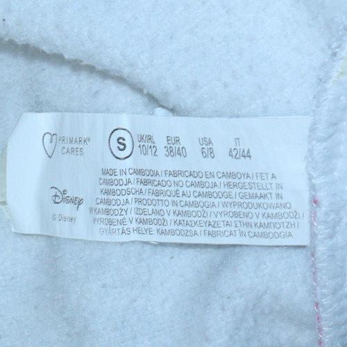 Disney Women's White Multicoloured Mickey Mouse Pullover Hoodie S