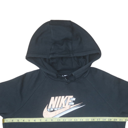 Nike Women’s Black Pullover Hoodie Medium Hooded Sweatshirt
