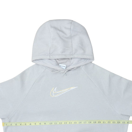 Nike Womens Grey Oversized Fit Pullover Hoodie Size M
