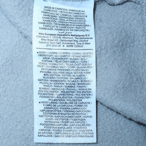 Nike Womens Grey Oversized Fit Pullover Hoodie Size M