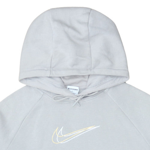 Nike Womens Grey Oversized Fit Pullover Hoodie Size M