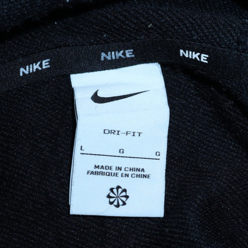 Nike Men's Black Full Zip Hoodie L Dri-FIT Fleece Sportswear