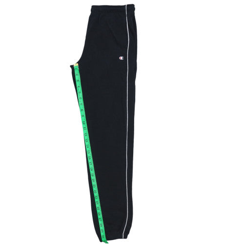 Champion Boys Black 2XL Jogger Sweatpants with Side Stripe