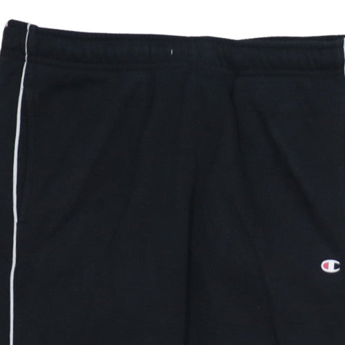 Champion Boys Black 2XL Jogger Sweatpants with Side Stripe
