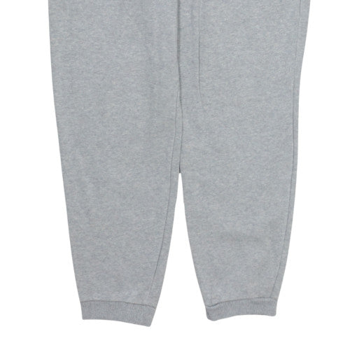 Reebok Men's Grey L Jogger Sweatpants Fleece Activewear Trousers