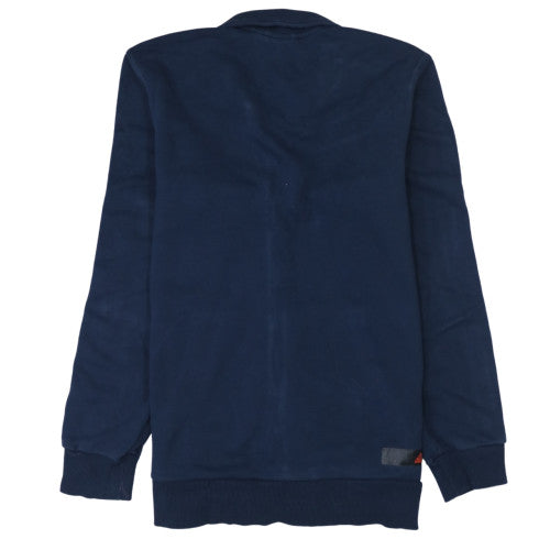 Adidas Men's Navy Blue Track Jacket M Climalite Full Zip