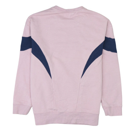 Nike Girls Pink Crew Neck Sweatshirt XL Graphic Print Pullover