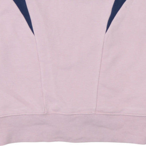 Nike Girls Pink Crew Neck Sweatshirt XL Graphic Print Pullover