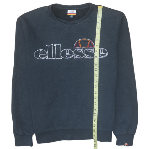 Ellesse Men's Blue Embroidered Logo Pullover Sweatshirt M