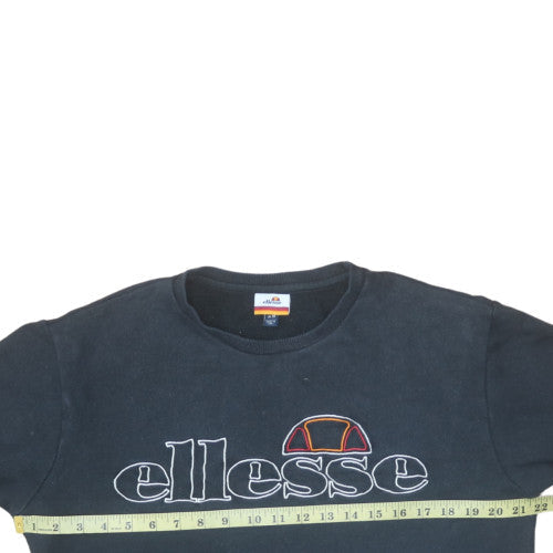Ellesse Men's Blue Embroidered Logo Pullover Sweatshirt M