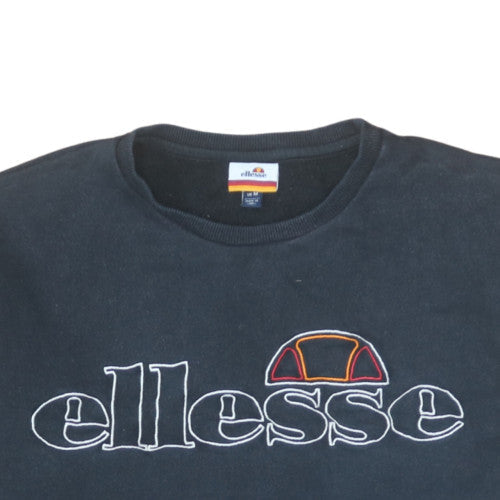 Ellesse Men's Blue Embroidered Logo Pullover Sweatshirt M