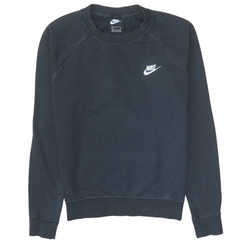 Nike Men's Black Small Crew Neck Pullover Sweatshirt
