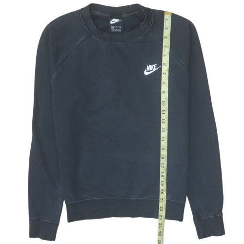 Nike Men's Black Small Crew Neck Pullover Sweatshirt