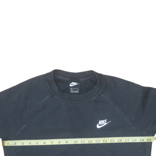 Nike Men's Black Small Crew Neck Pullover Sweatshirt