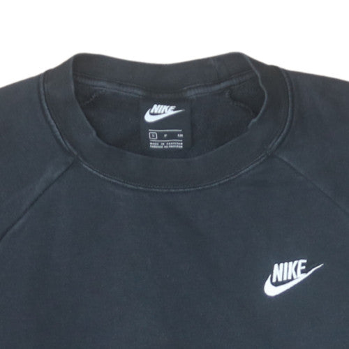 Nike Men's Black Small Crew Neck Pullover Sweatshirt