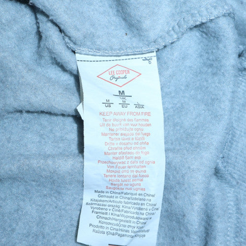 Lee Cooper Mens Light Grey Pullover Hoodie Size M Classic Fit
