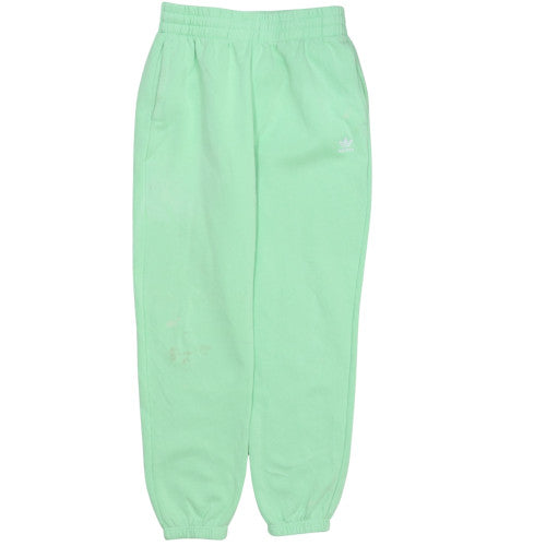 Adidas Womens Green Jogger Sweatpants Size 14 Cotton Blend Casual