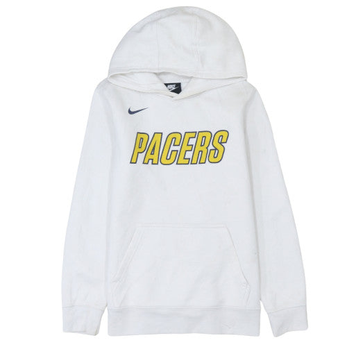 Nike Boys White Pacers Pullover Hoodie Size M 150-160cm Basketball Style