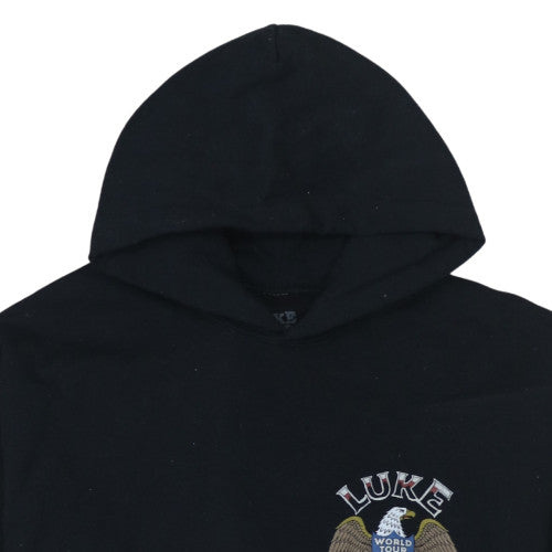 Luke Combs Womens Black Pullover Hoodie Size M Graphic Print Tour
