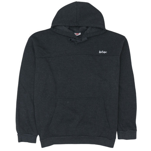 Lee Cooper Men's Black 2XL Pullover Hoodie with Logo