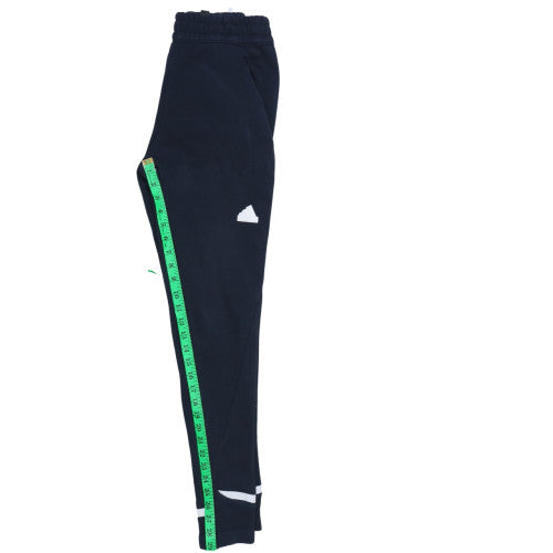 Adidas Men's Blue Tapered Track Pants Size S Elastic Waist Activewear
