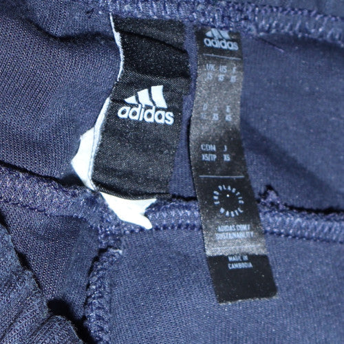 Adidas Men's Blue Tapered Track Pants Size S Elastic Waist Activewear