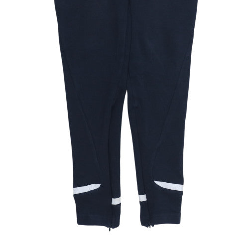 Adidas Men's Blue Tapered Track Pants Size S Elastic Waist Activewear