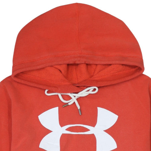 Under Armour Men Red Pullover Hoodie S Fleece Sportswear