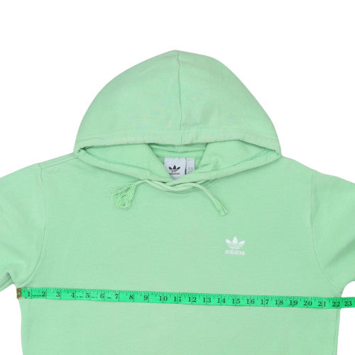 Adidas Men's Green Pullover Hoodie Size M Fleece Cotton Sweatshirt