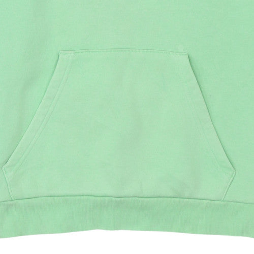 Adidas Men's Green Pullover Hoodie Size M Fleece Cotton Sweatshirt