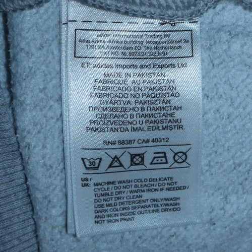 Adidas Men's Grey XS Pullover Hoodie with Logo Design