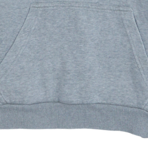 Adidas Men's Grey XS Pullover Hoodie with Logo Design