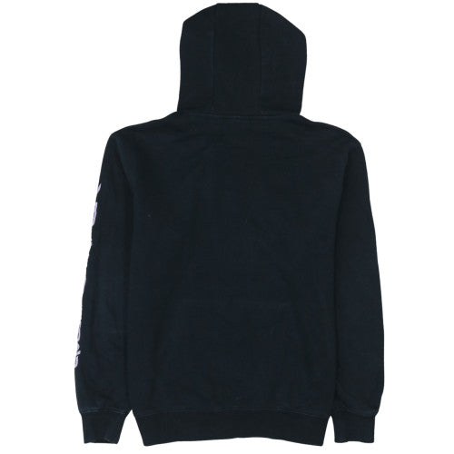 Quiksilver Womens Black Pullover Hoodie Size S Cotton Blend Casual