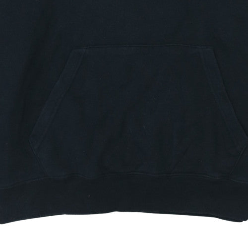 Quiksilver Womens Black Pullover Hoodie Size S Cotton Blend Casual