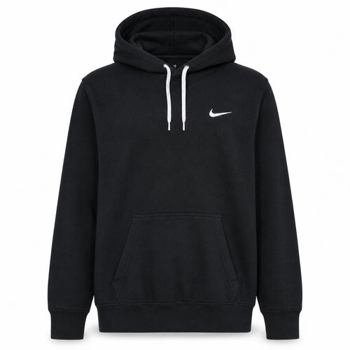 Nike Mens Black Pullover Hoodie Size L Fleece Sportswear