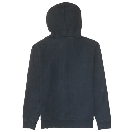 Puma Women's Black Full Zip Hoodie Size 14 L Logo Cotton Blend