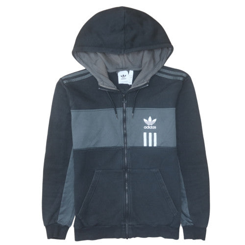 Adidas Men's Black Full Zip Hoodie Size M Sports Fleece