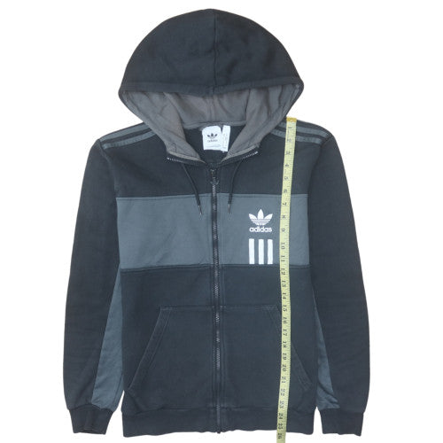 Adidas Men's Black Full Zip Hoodie Size M Sports Fleece