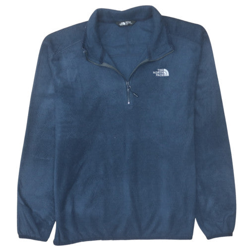 The North Face Mens Blue XL Fleece 1/2 Zip Pullover Sweatshirt