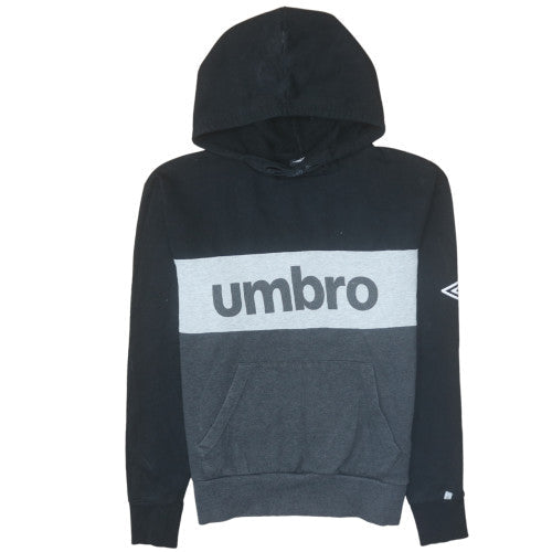 Umbro Men’s Black Pullover Hoodie L Graphic Sportswear