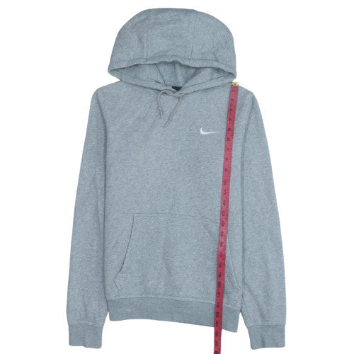 Nike Men’s Grey Pullover Hoodie Small Regular Fit Fleece Sweatshirt