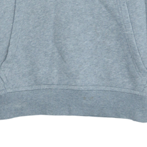 Nike Men’s Grey Pullover Hoodie Small Regular Fit Fleece Sweatshirt