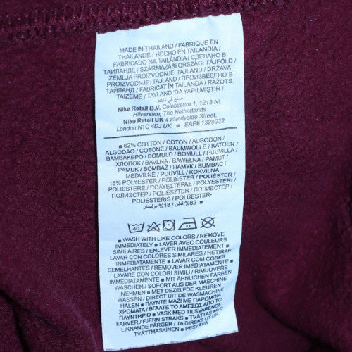 Nike Men's Red Crew Neck Pullover Sweatshirt M Regular Fit